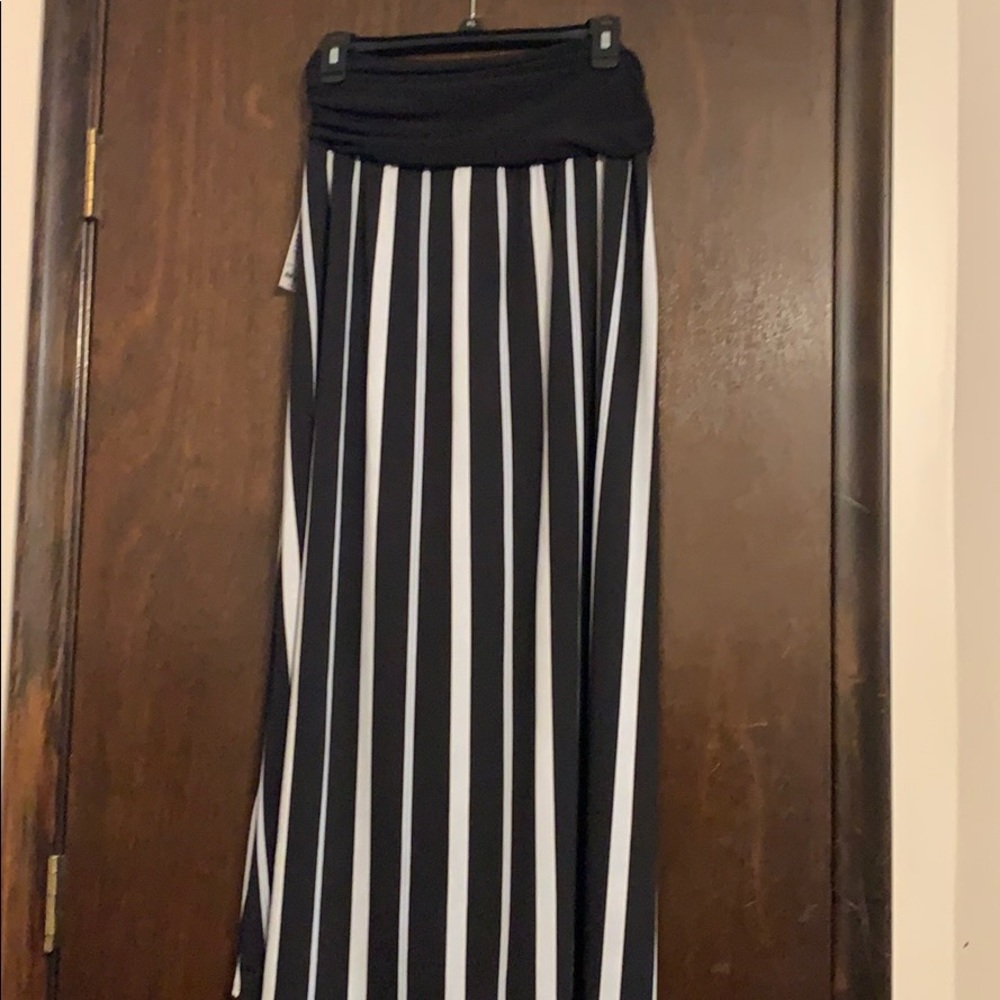 Black and white skirt